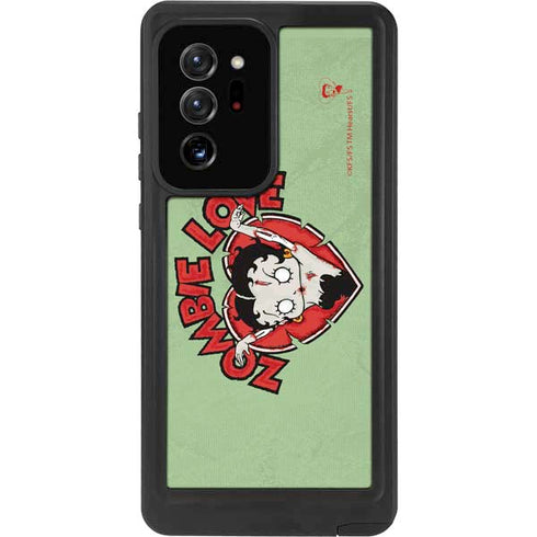 Betty Boop Zombie Love Galaxy Note20 Ultra 5G Waterproof Case